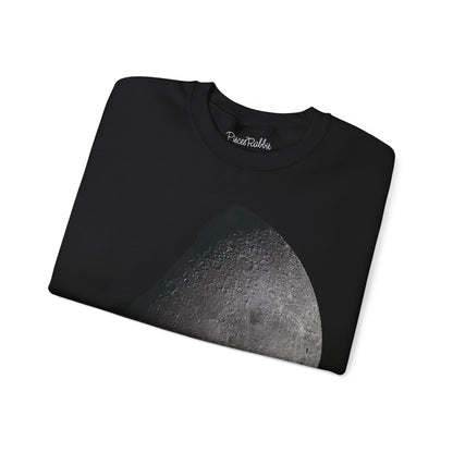 UNISEX Moon North Pole, Black (Heavy Blend™ Crewneck Sweatshirt)