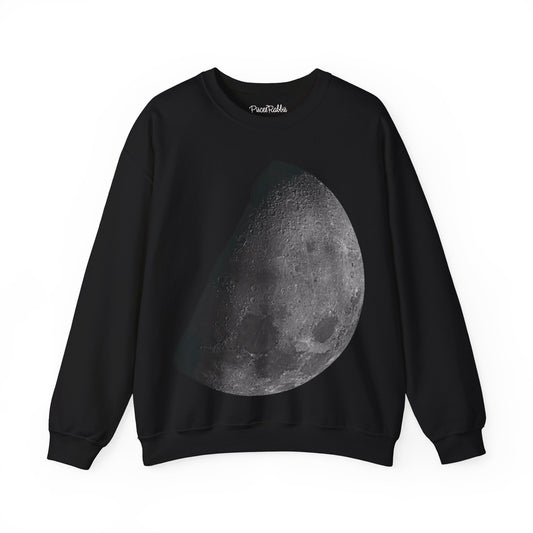 UNISEX Moon North Pole, Black (Heavy Blend™ Crewneck Sweatshirt)