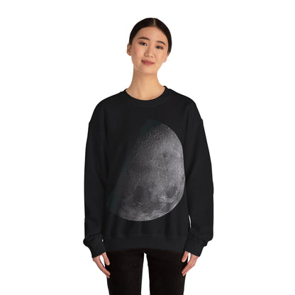 UNISEX Moon North Pole, Black (Heavy Blend™ Crewneck Sweatshirt)