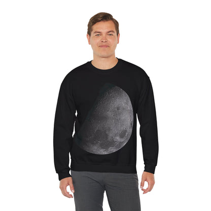 UNISEX Moon North Pole, Black (Heavy Blend™ Crewneck Sweatshirt)